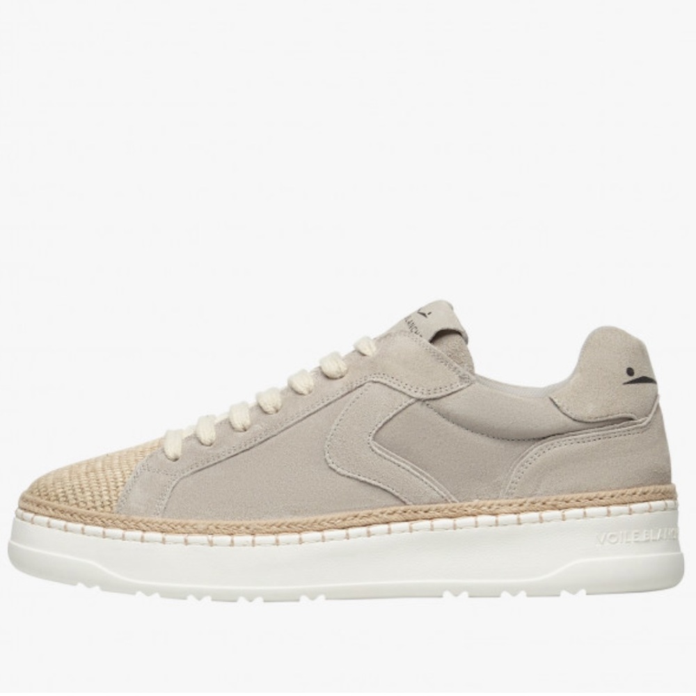 NWT LAYTON 020 SUEDE AND FABRIC SNEAKERS SAND
